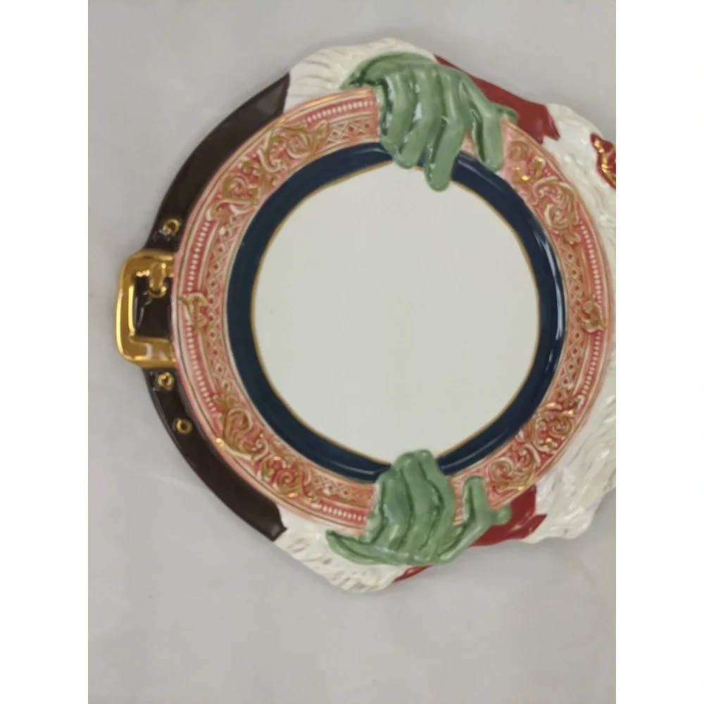Department Dept 56 Santa Claus Cookie Plate‎ 12 Inch